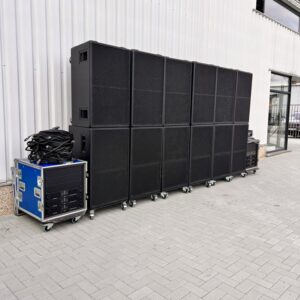 EAW KF850 (6) + SB850 (6) + amplifier racks